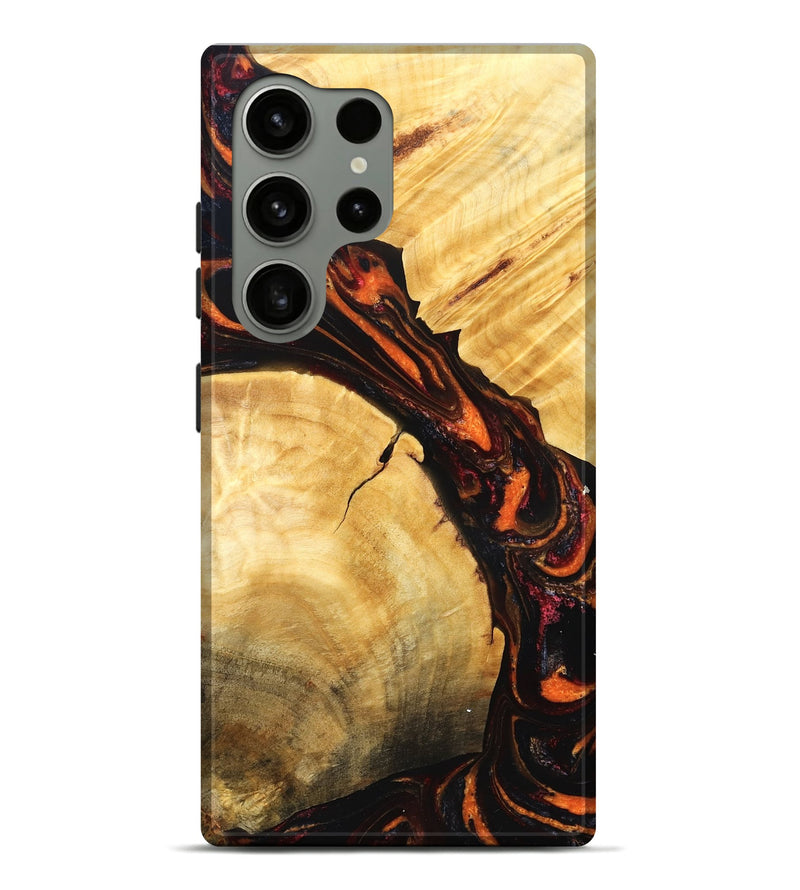 Galaxy S24 Ultra Wood Live Edge Phone Case - Richard (Red, 829837)