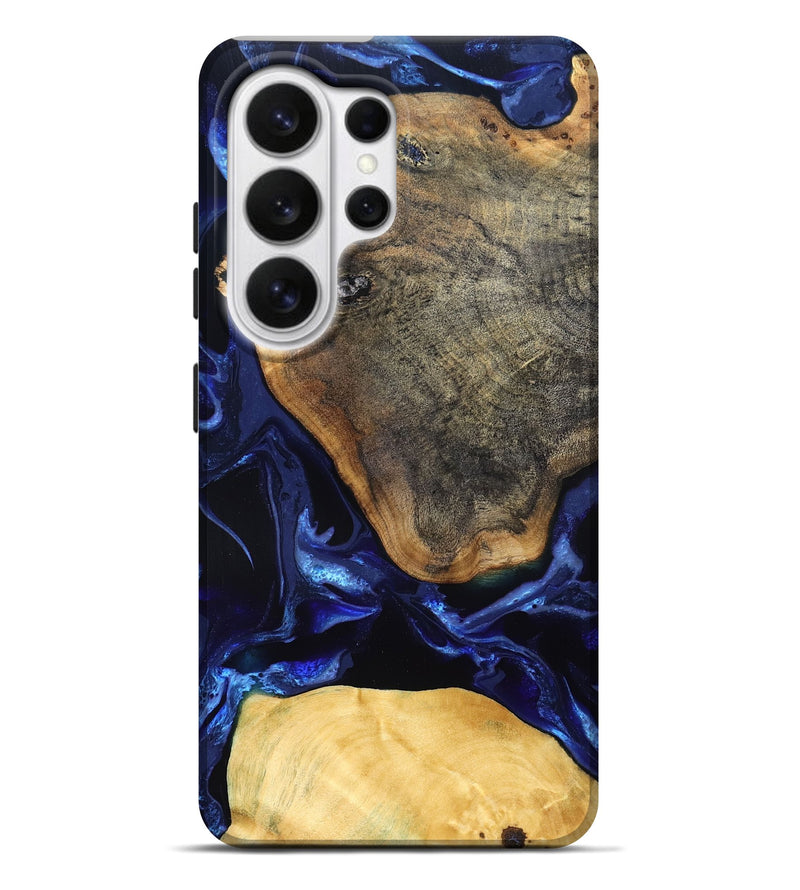 Galaxy S26 Ultra Wood Live Edge Phone Case - Coretta (Blue, 829841)
