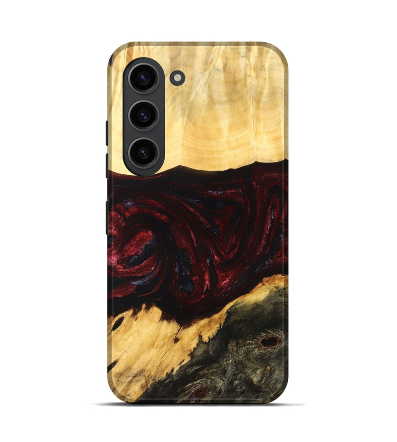 Galaxy S23 Wood Live Edge Phone Case - Adell (Red, 829848)