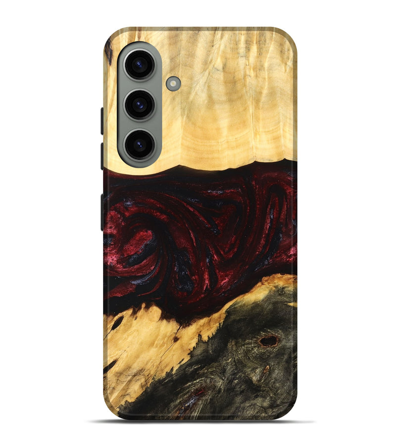 Galaxy S24 Plus Wood Live Edge Phone Case - Adell (Red, 829848)