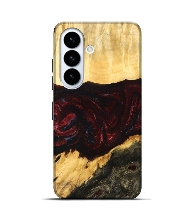 Galaxy S26 Wood Live Edge Phone Case - Adell (Red, 829848)