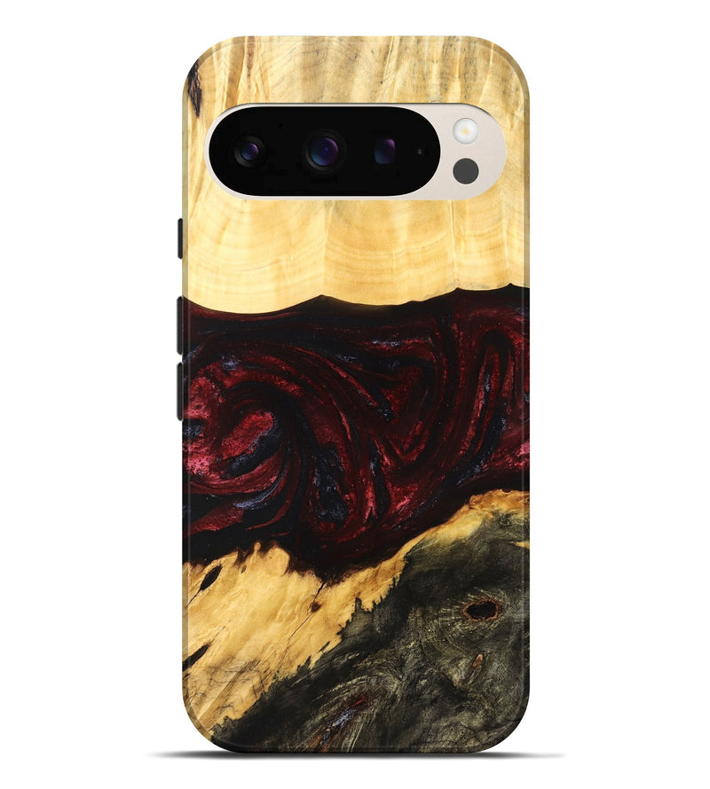 Pixel 10 Pro XL Wood Live Edge Phone Case - Adell (Red, 829848)
