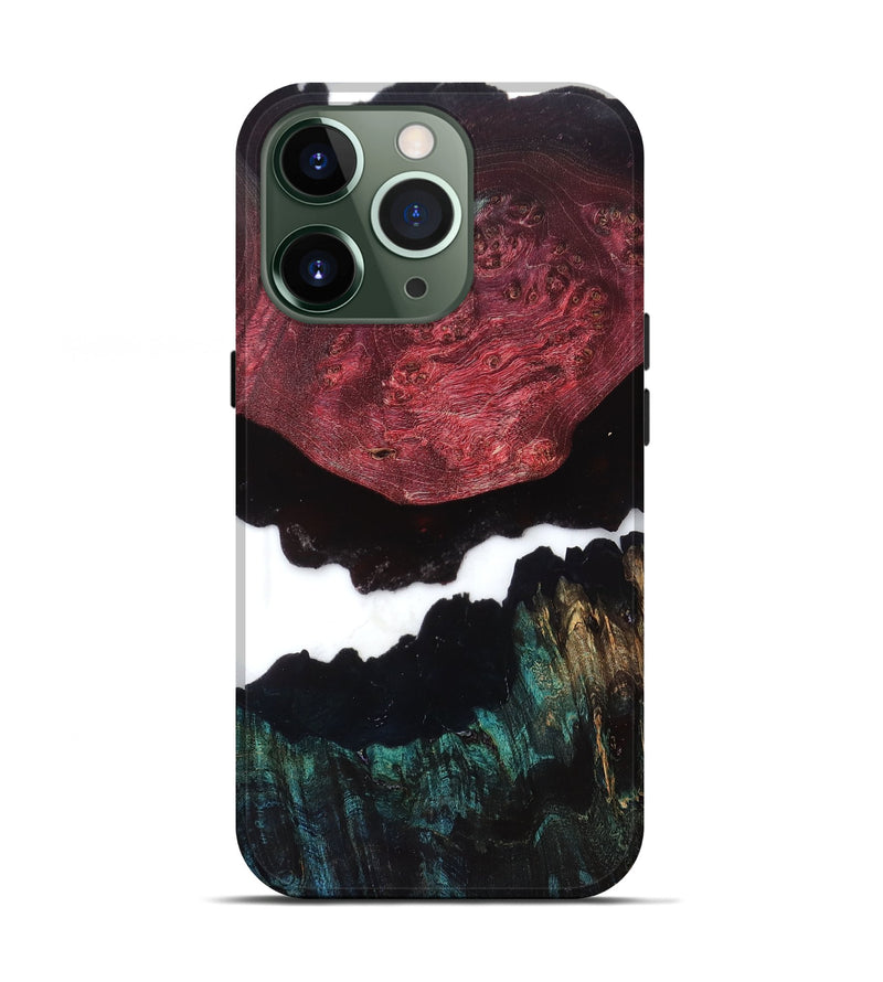 iPhone 13 Pro Wood Live Edge Phone Case - Pablo (Clear, 829851)