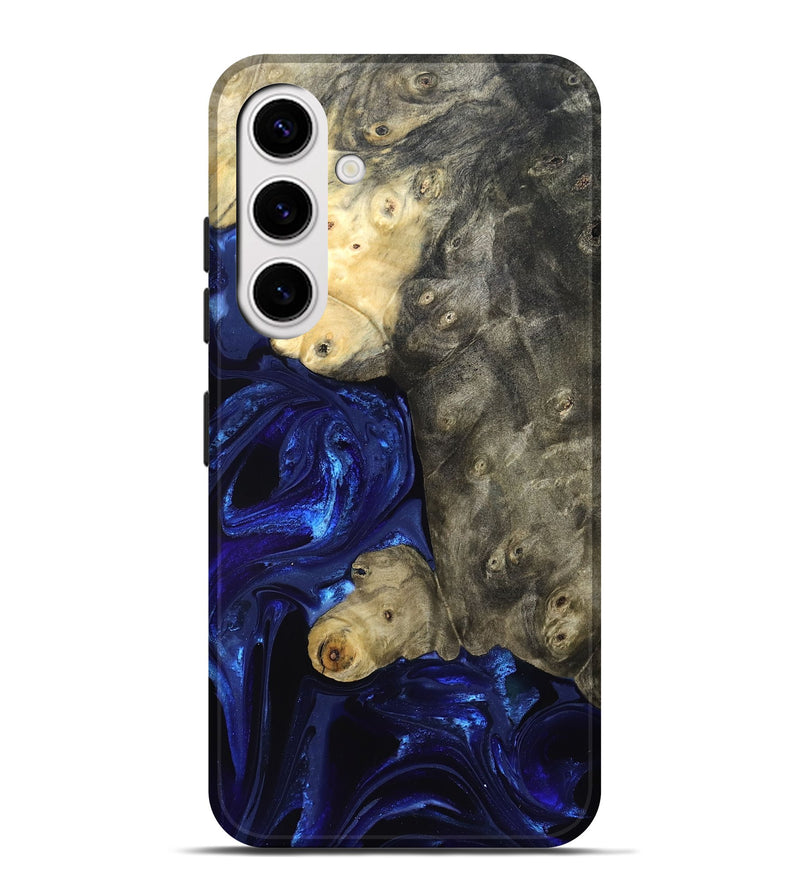 Galaxy S25 Plus Wood Live Edge Phone Case - Paige (Blue, 829854)