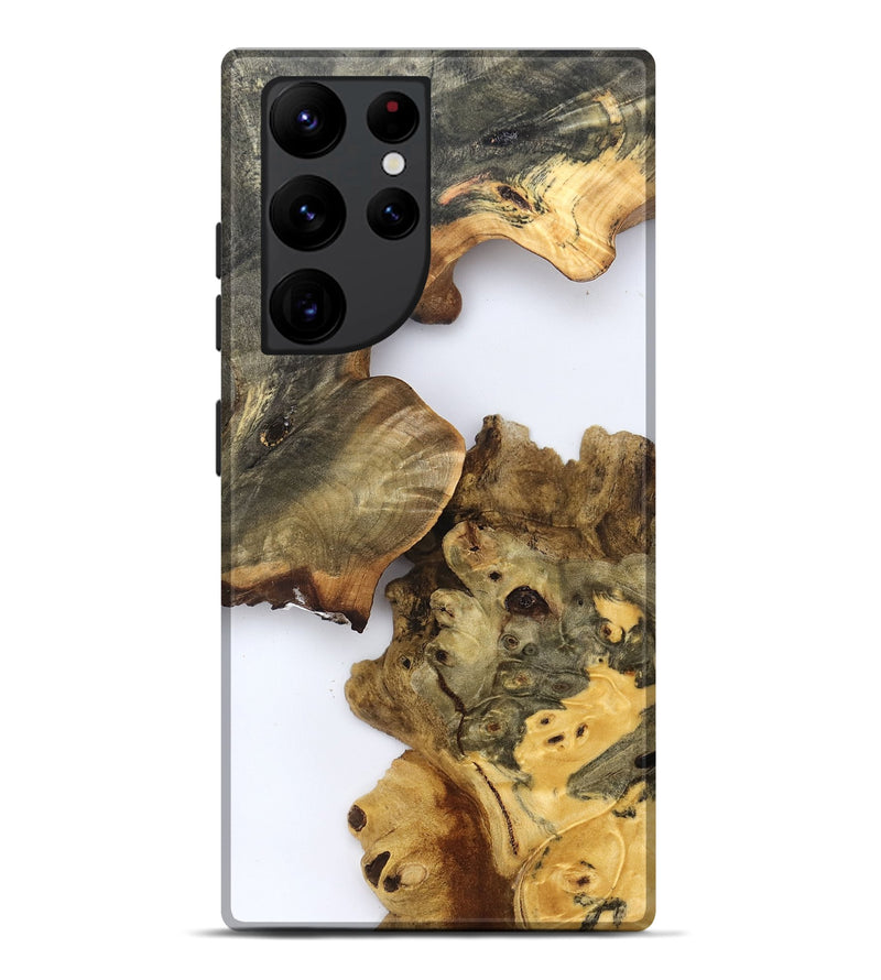 Galaxy S22 Ultra Wood Live Edge Phone Case - Bryanna (Clear, 829856)