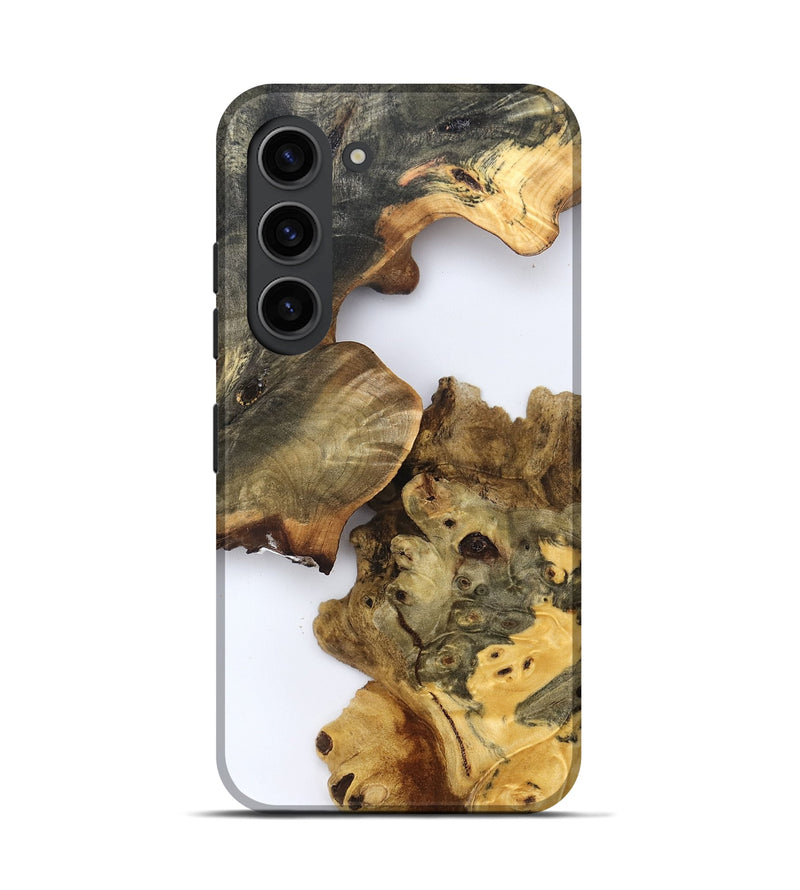 Galaxy S23 Wood Live Edge Phone Case - Bryanna (Clear, 829856)