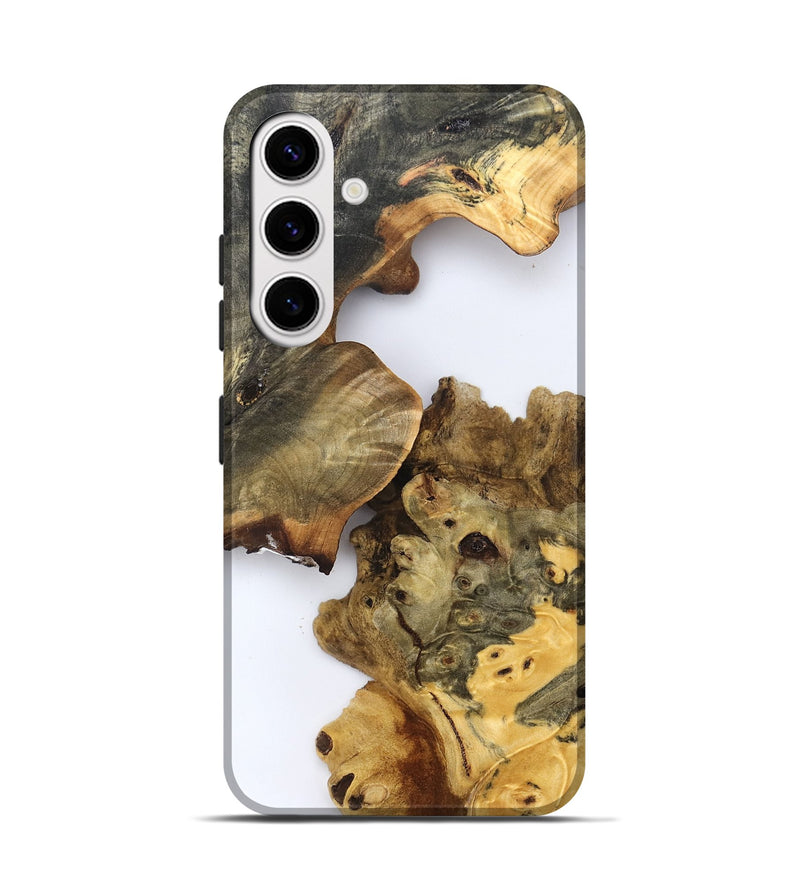 Galaxy S25 Wood Live Edge Phone Case - Bryanna (Clear, 829856)