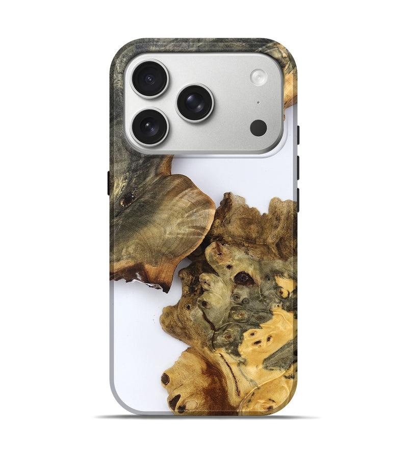 iPhone 17 Pro Wood Live Edge Phone Case - Bryanna (Clear, 829856)