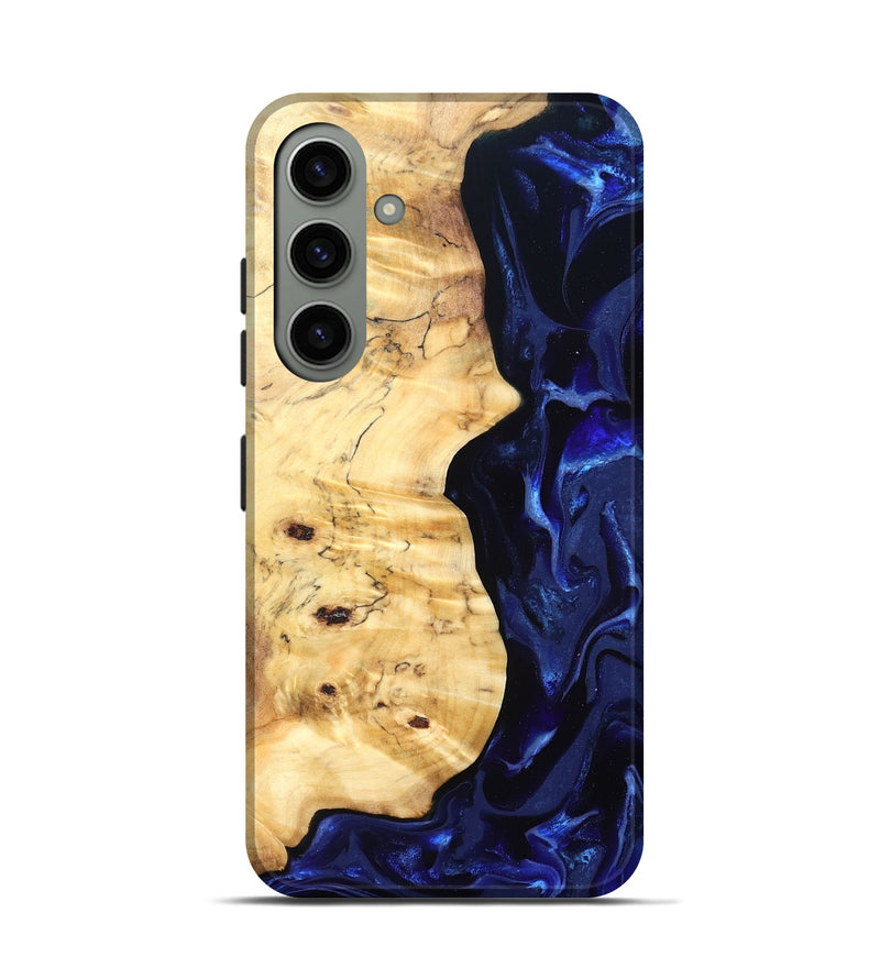 Galaxy S24 Wood Live Edge Phone Case - Ayana (Blue, 829858)