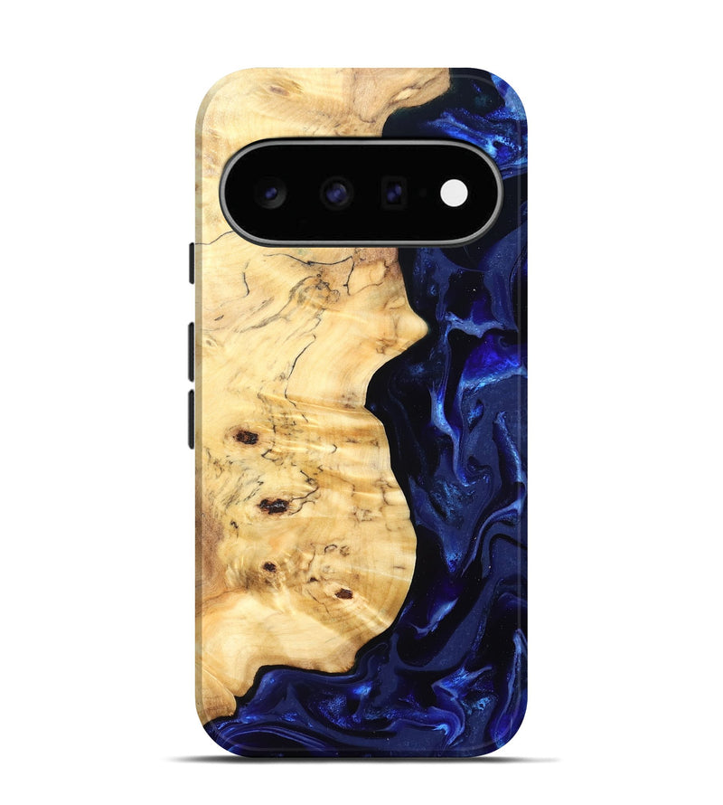 Pixel 11 Wood Live Edge Phone Case - Ayana (Blue, 829858)