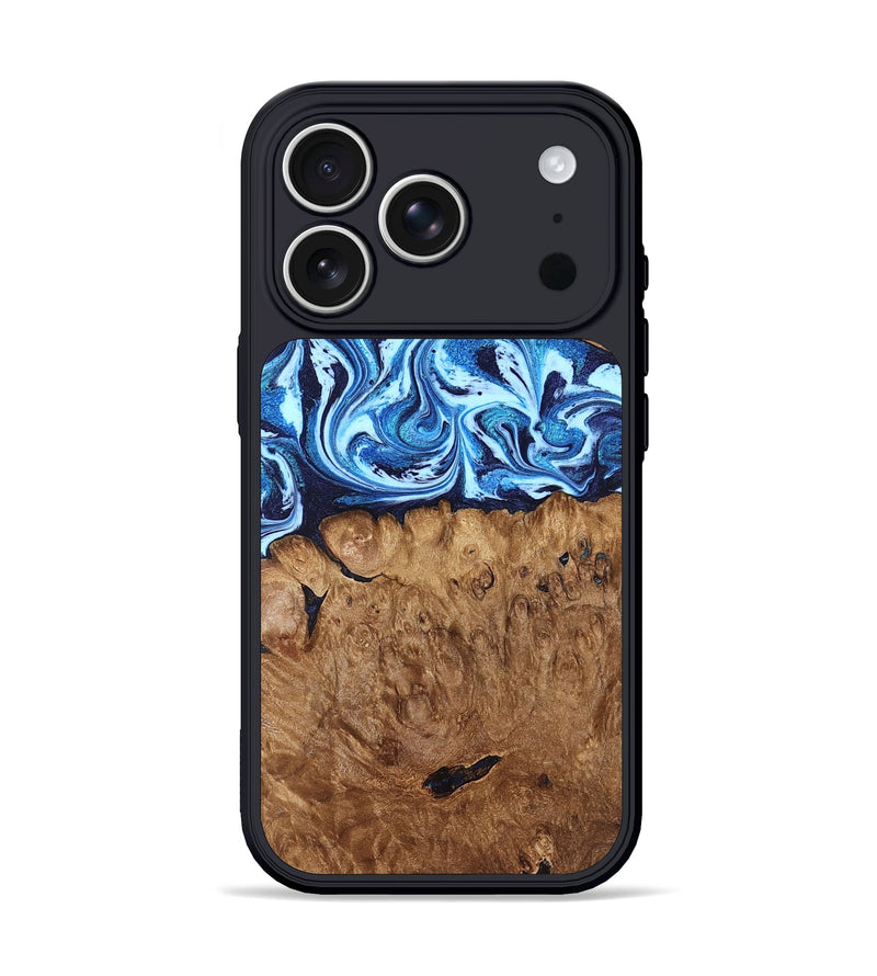 iPhone 17 Pro Wood Phone Case - Manila (Blue, 829952)