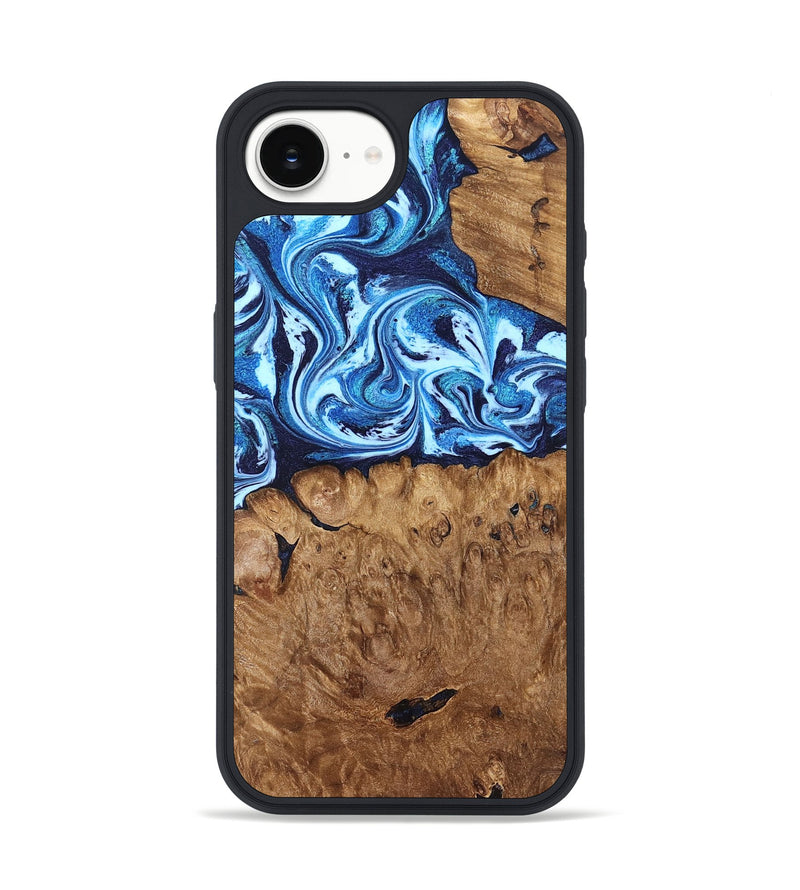 iPhone 17e Wood Phone Case - Manila (Blue, 829952)