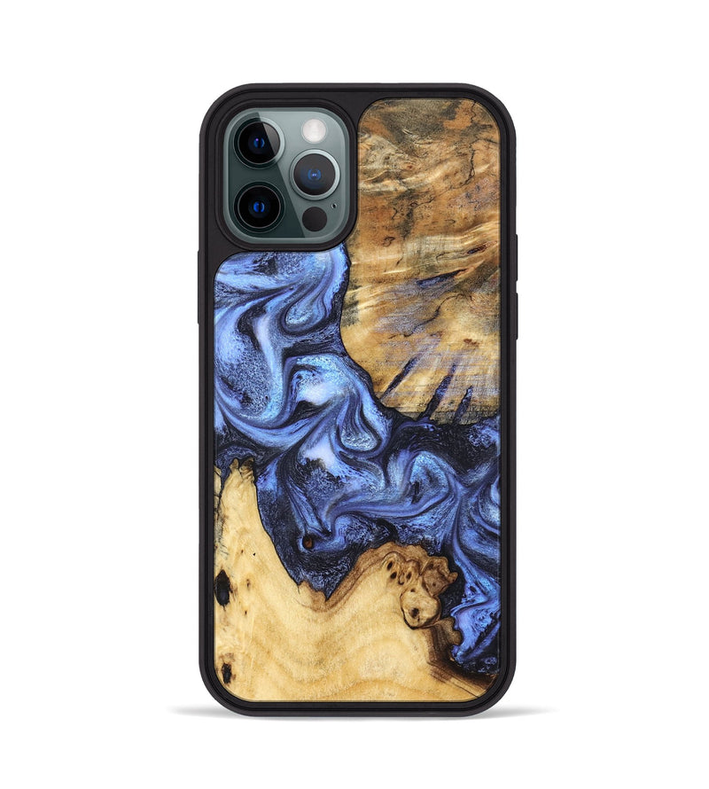 iPhone 12 Pro Wood Phone Case - Nala (Blue, 829953)