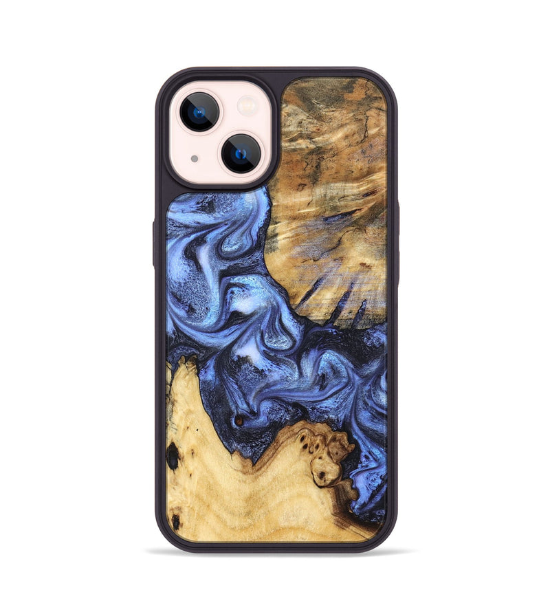 iPhone 14 Wood Phone Case - Nala (Blue, 829953)