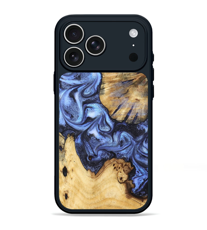 iPhone 17 Pro Max Wood Phone Case - Nala (Blue, 829953)