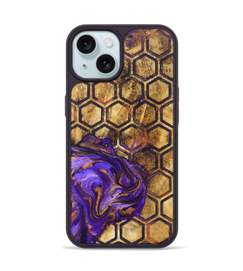 iPhone 15 Wood Phone Case - Arlet (Pattern, 829960)