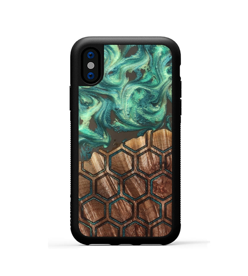 iPhone Xs Wood Phone Case - Duncan (Pattern, 829967)