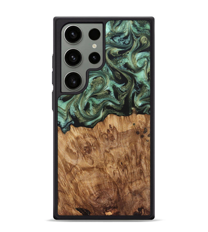 Galaxy S24 Ultra Wood Phone Case - Jasmyn (Green, 829976)