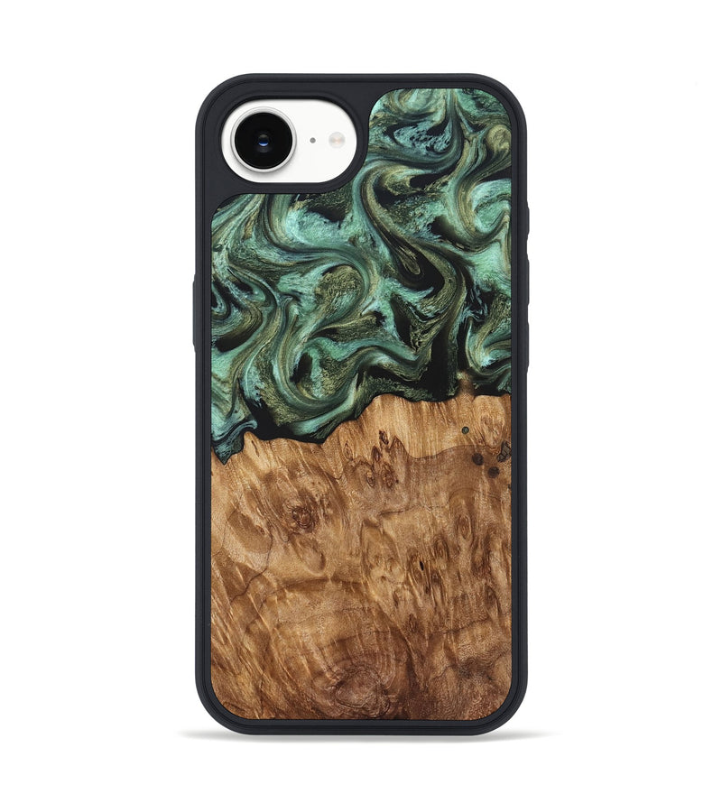 iPhone 16e Wood Phone Case - Jasmyn (Green, 829976)