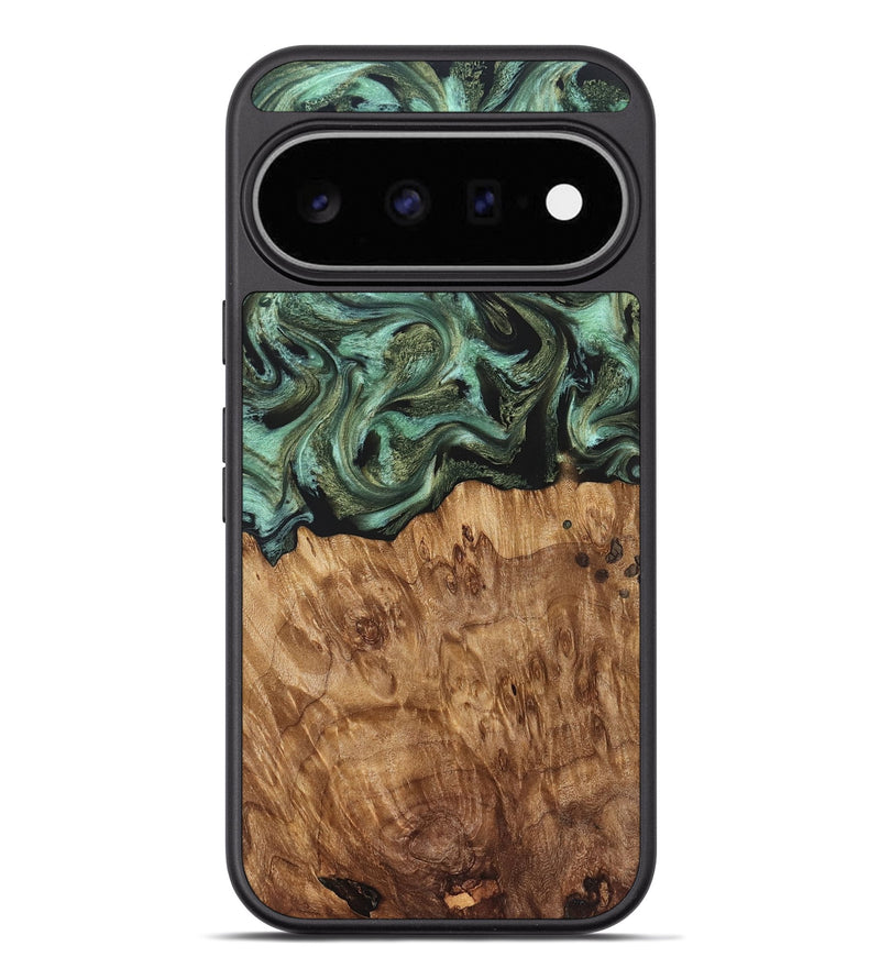 Pixel 11 Pro XL Wood Phone Case - Jasmyn (Green, 829976)
