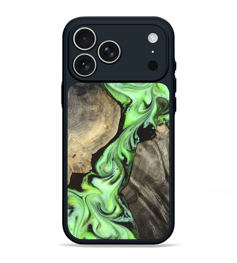 iPhone 17 Pro Max Wood Phone Case - Jasen (Neon, 829984)