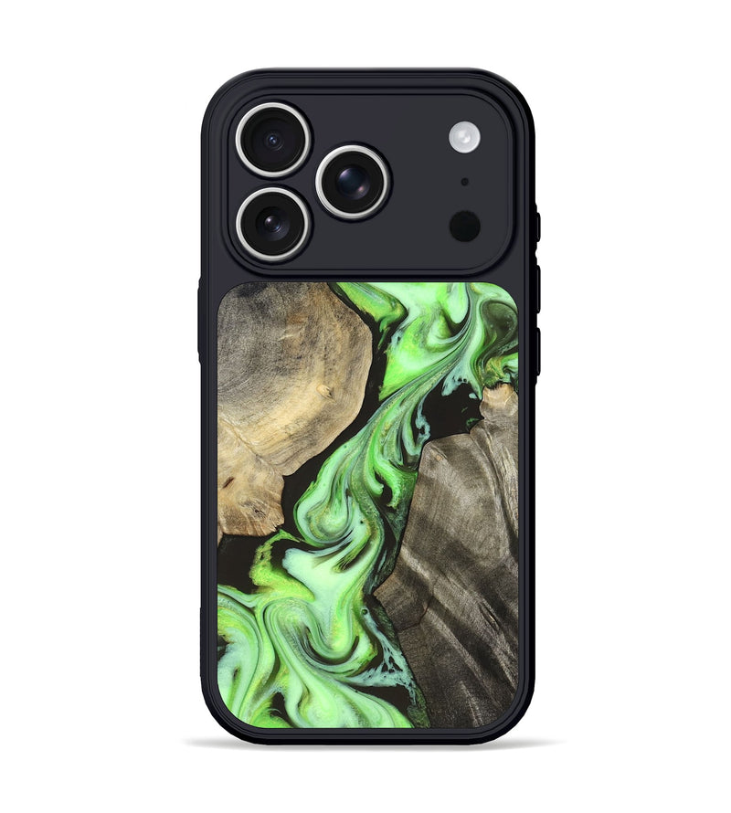 iPhone 17 Pro Wood Phone Case - Jasen (Neon, 829984)