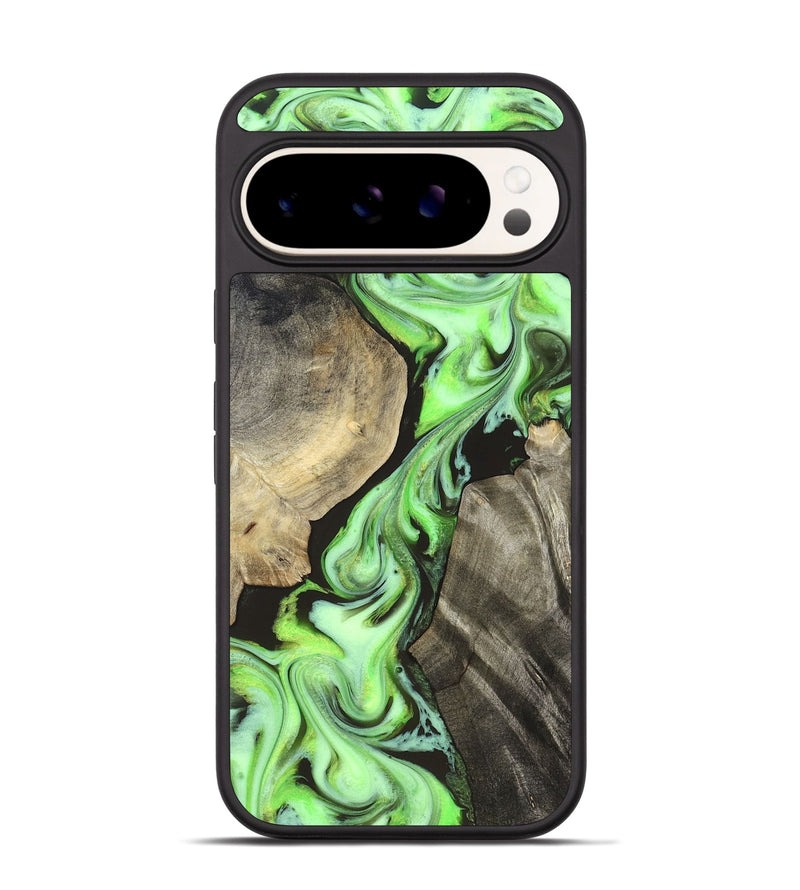 Pixel 9 Pro Wood Phone Case - Jasen (Neon, 829984)