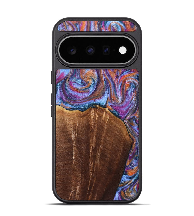 Pixel 11 Pro Wood Phone Case - Edmond (Blue, 829987)