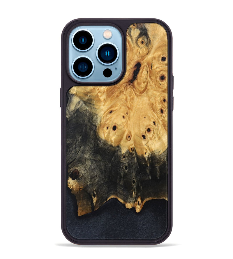 iPhone 14 Pro Max Wood Phone Case - Natalya (Wood Burl, 829991)