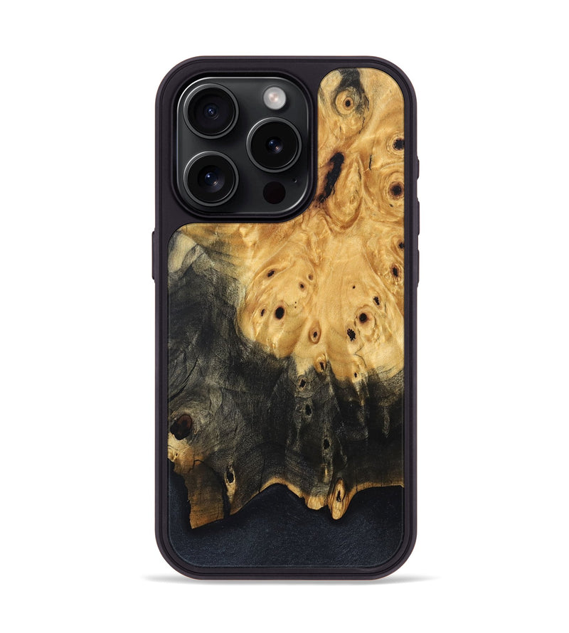 iPhone 15 Pro Wood Phone Case - Natalya (Wood Burl, 829991)