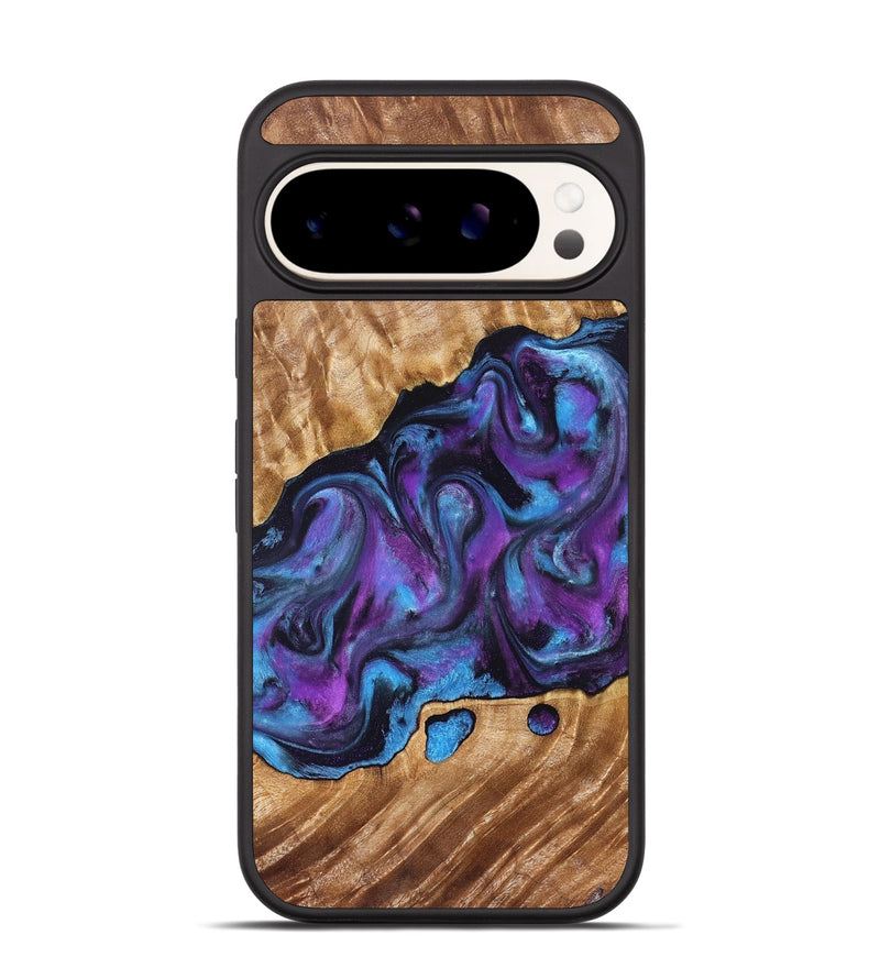 Pixel 9 Pro Wood Phone Case - Warren (Purple, 830013)