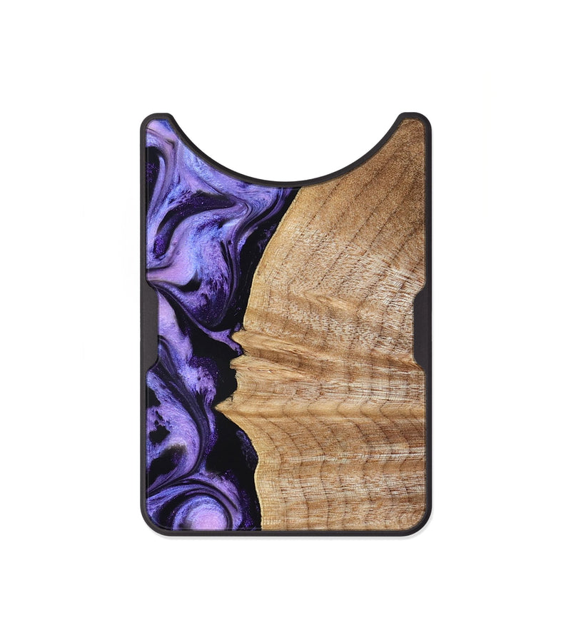 Alloy Wood Wallet - Tillie (Purple, 830015)