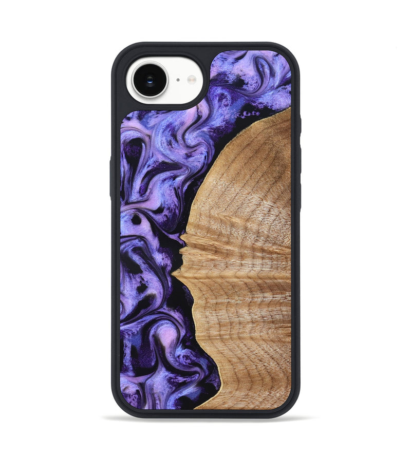 iPhone 16e Wood Phone Case - Tillie (Purple, 830015)
