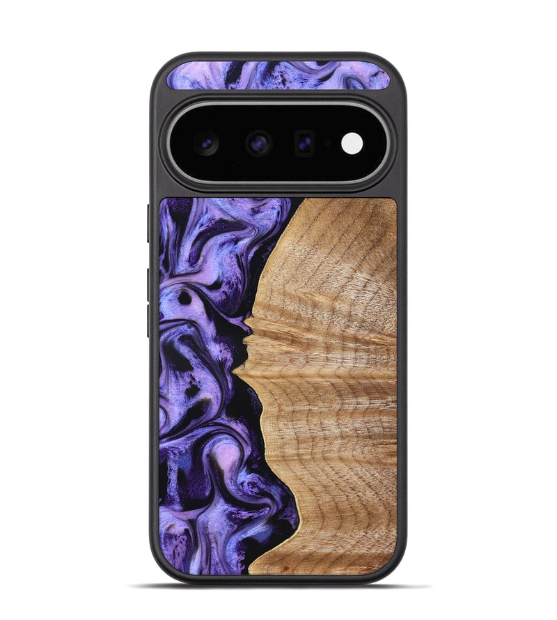Pixel 11 Wood Phone Case - Tillie (Purple, 830015)