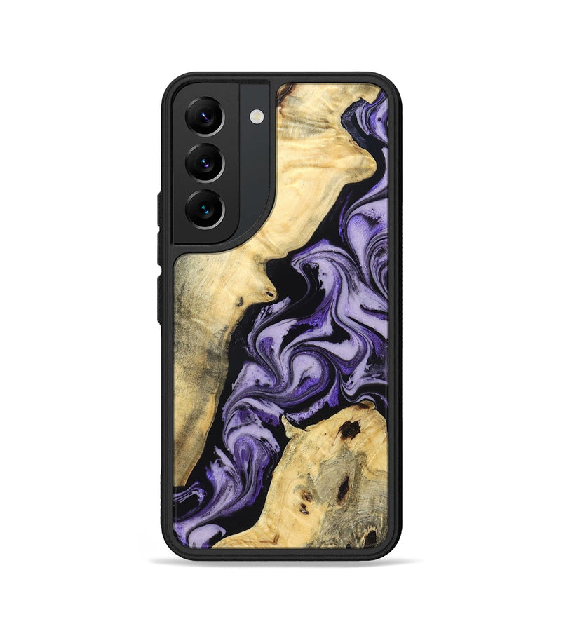 Galaxy S22 Wood Phone Case - Sharon (Purple, 830016)