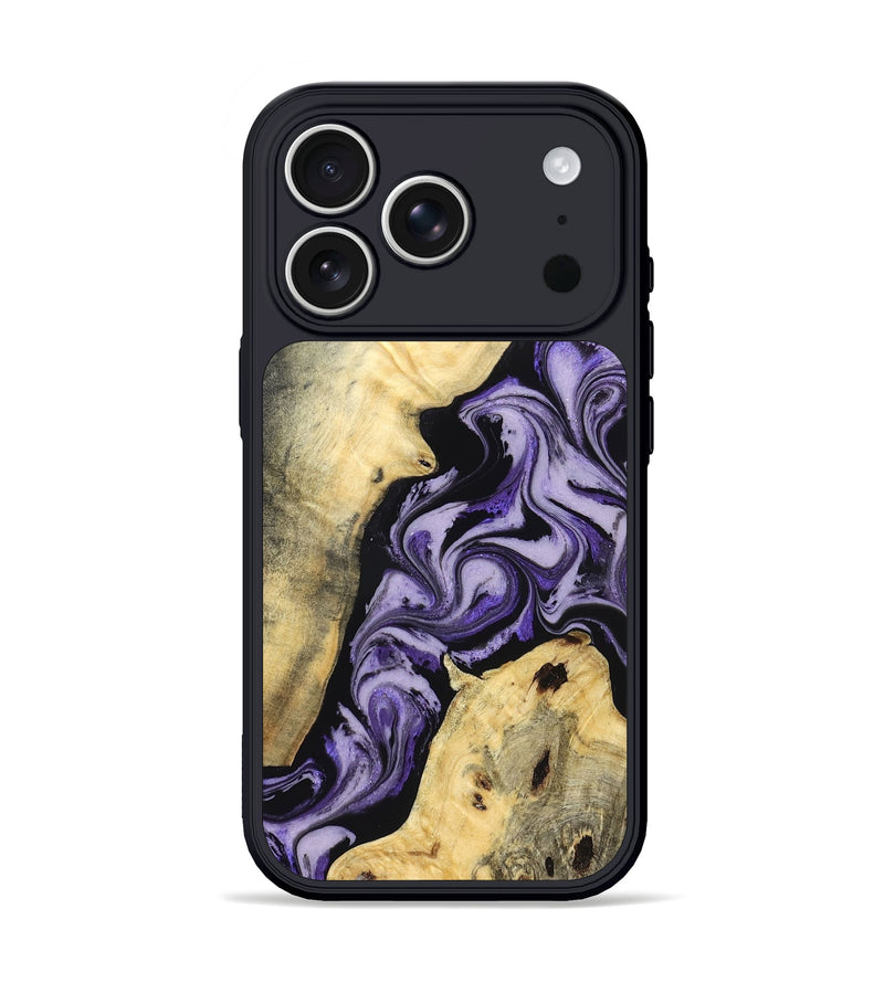 iPhone 17 Pro Wood Phone Case - Sharon (Purple, 830016)