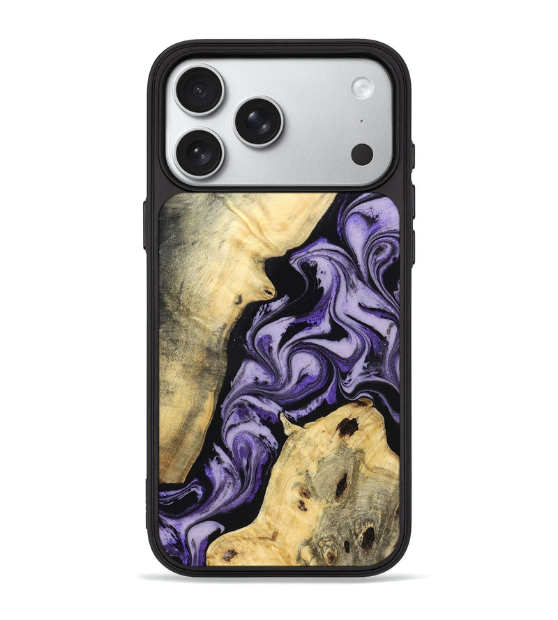iPhone 18 Pro Max Wood Phone Case - Sharon (Purple, 830016)