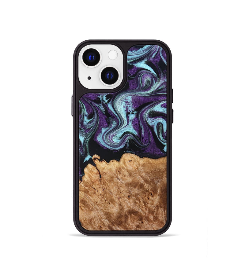 iPhone 13 mini Wood Phone Case - Florida (Purple, 830018)