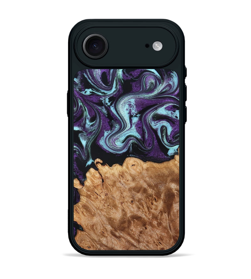 iPhone 17 Air Wood Phone Case - Florida (Purple, 830018)