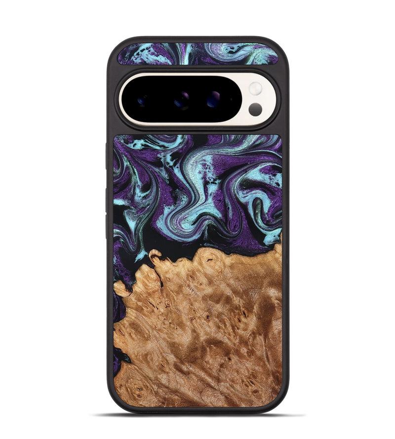 Pixel 9 Pro Wood Phone Case - Florida (Purple, 830018)