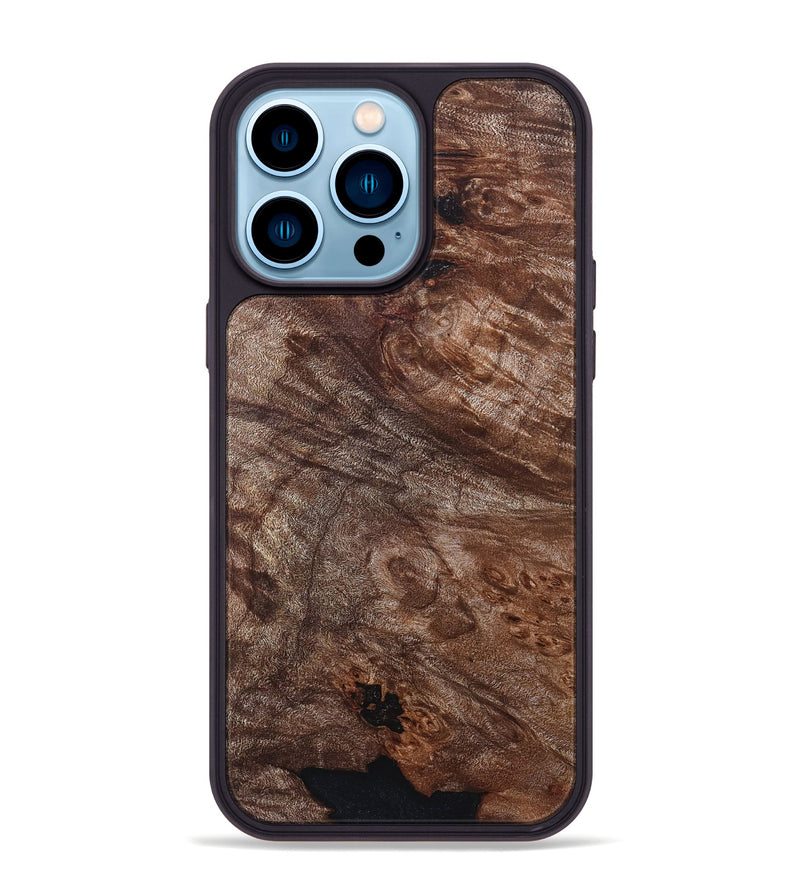 iPhone 14 Pro Max Wood Phone Case - Atharv (Wood Burl, 830024)