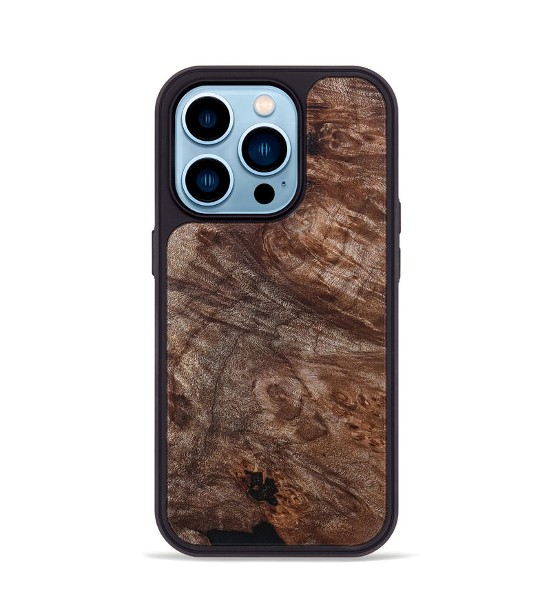iPhone 14 Pro Wood Phone Case - Atharv (Wood Burl, 830024)