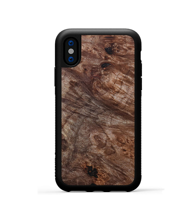 iPhone Xs Wood Phone Case - Atharv (Wood Burl, 830024)
