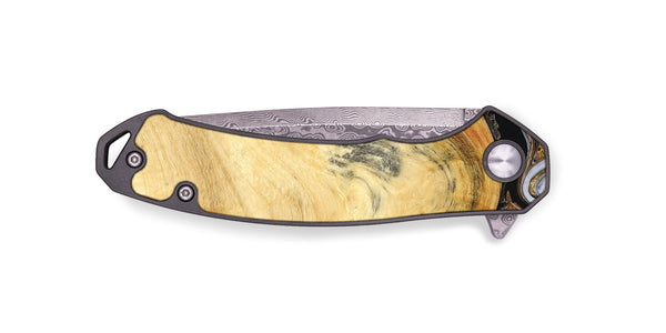 EDC Wood Pocket Knife - Kamiyah (Black & White, 830030)