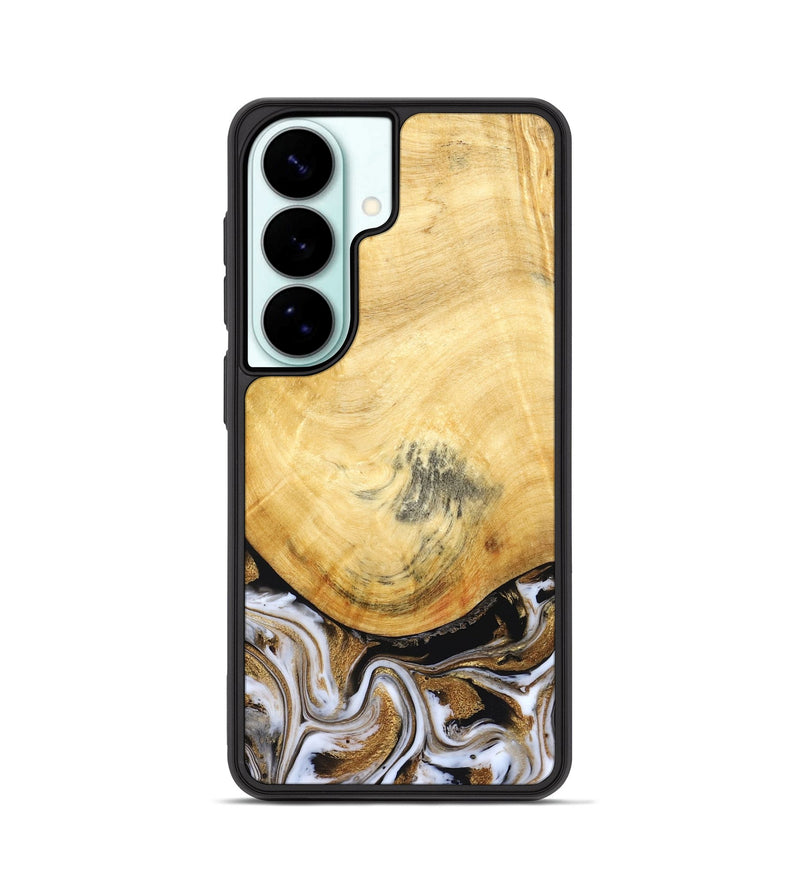 Galaxy S26 Wood Phone Case - Kamiyah (Black & White, 830030)