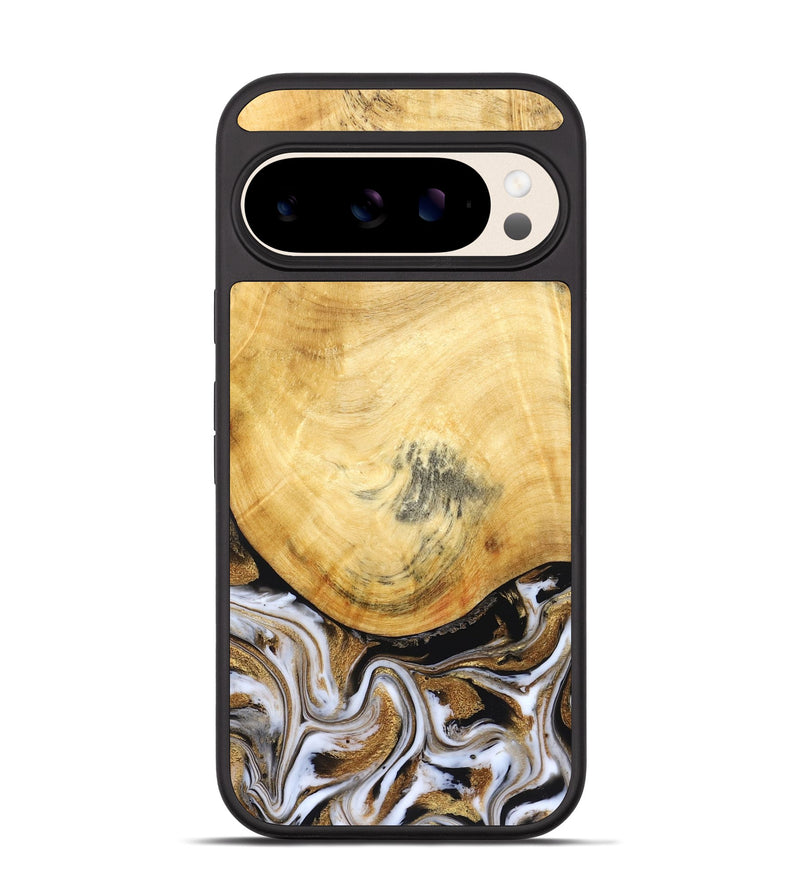 Pixel 10 Wood Phone Case - Kamiyah (Black & White, 830030)
