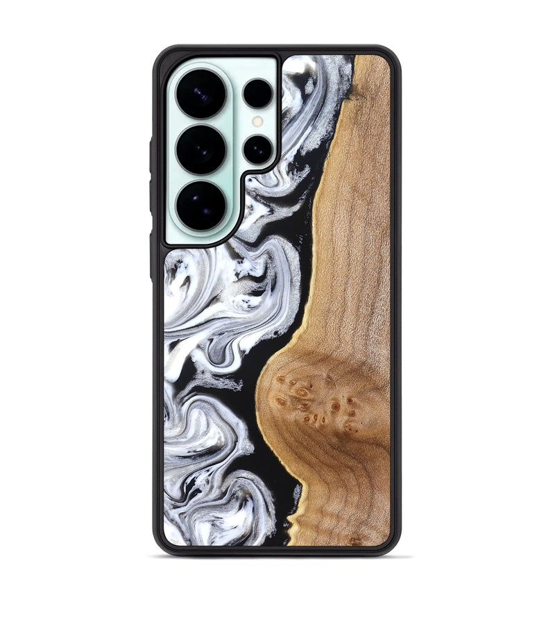 Galaxy S26 Ultra Wood Phone Case - Rolland (Black & White, 830032)