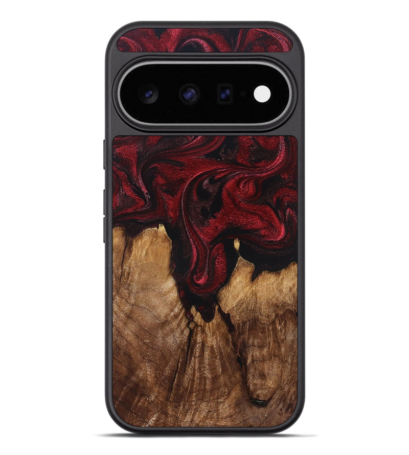 Pixel 11 Pro XL Wood Phone Case - Maren (Red, 830034)