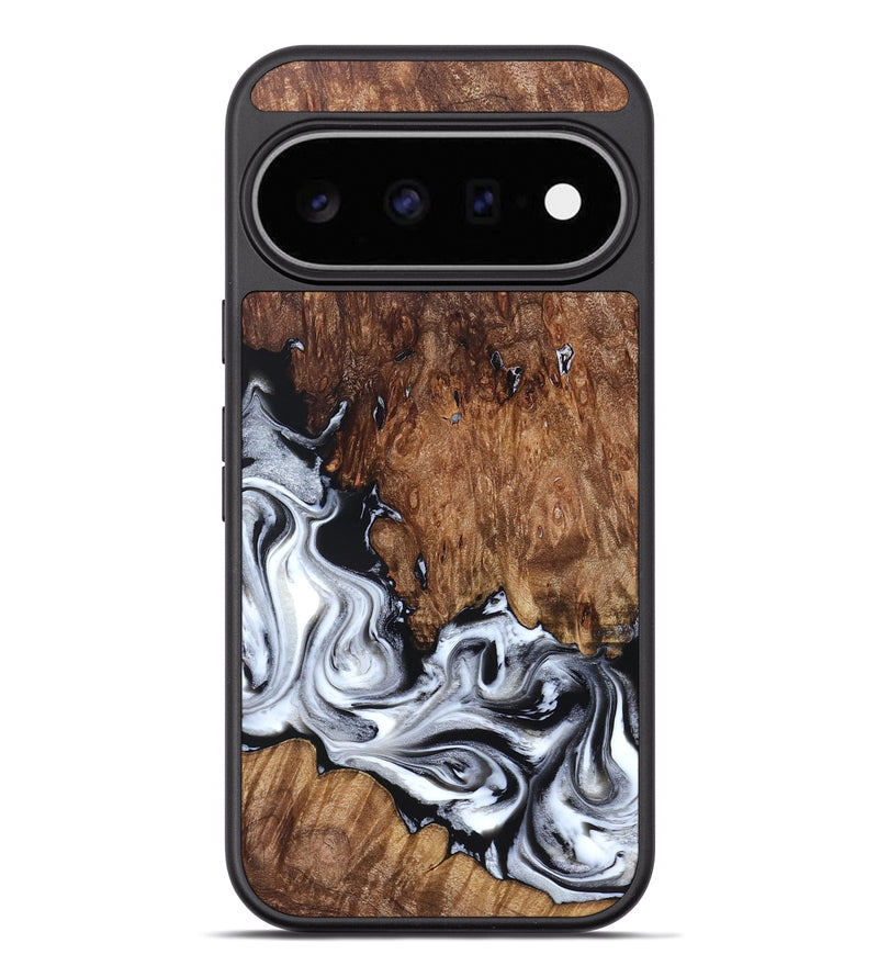 Pixel 11 Pro XL Wood Phone Case - Hailee (Black & White, 830044)