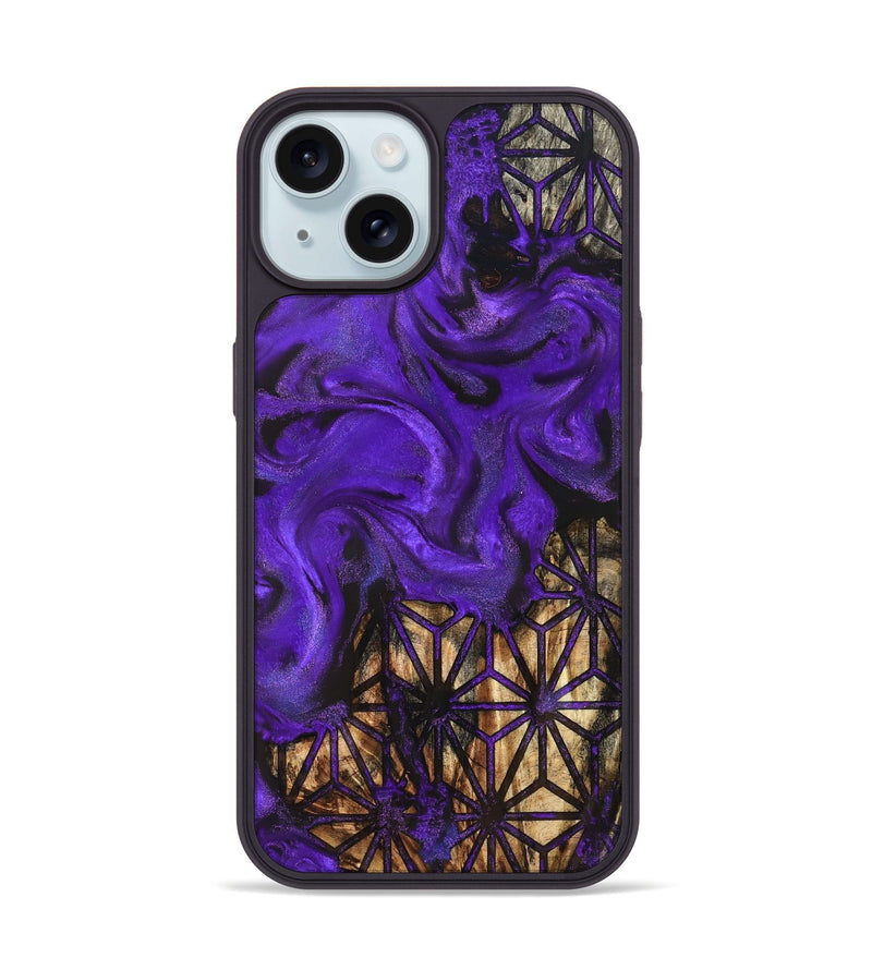 iPhone 15 Wood Phone Case - Clora (Pattern, 830092)